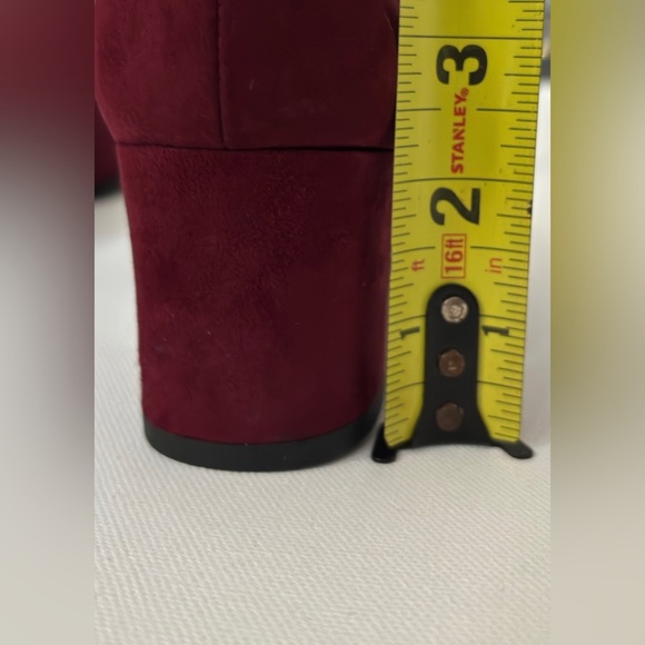 PAUL GREEN Tammy Pump In Berry Suede 7 Comfort Holiday Modest - Picture 12 of 12